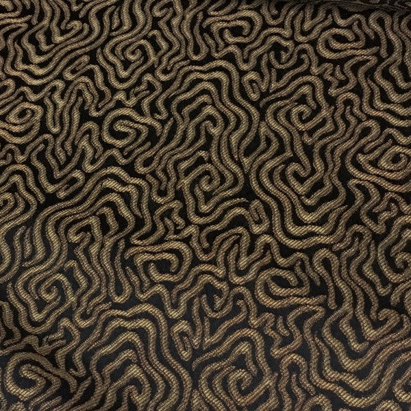 Corktree Spice Burl Design Brown Upholstery Fabric