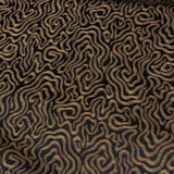 Corktree Spice Burl Design Brown Upholstery Fabric