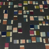 Momentum Pierre Fashionista Small Scale Geometric Gray Upholstery Fabric