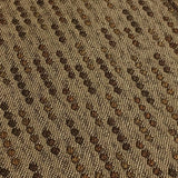 Swavelle Lolly Dune Dotted Stripe Brown Upholstery Fabric