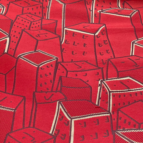 Momentum Places Spaces Faces Zinnia Red Upholstery Fabric