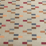CF Stinson Cannon Beach Ember  Sunbrella Beige Upholstery Fabric
