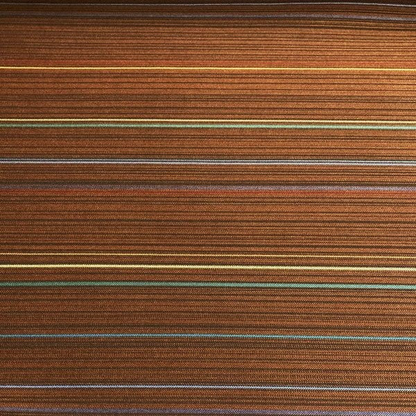 Chakra Orange Sunbrella Stripe Outdoor Fabric