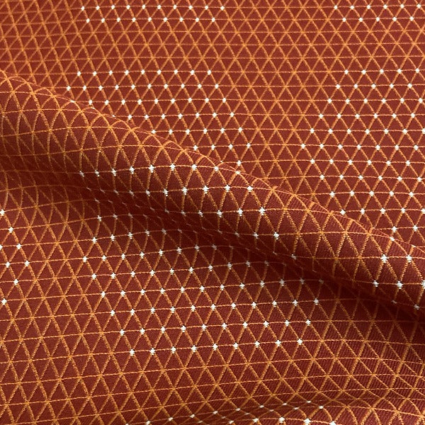 Sunbrella HBF Dot Structure Red and White Outdoor Upholstery Fabric