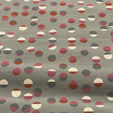 Maharam Confetti Pumice Colorful Dots Gray Upholstery Fabric