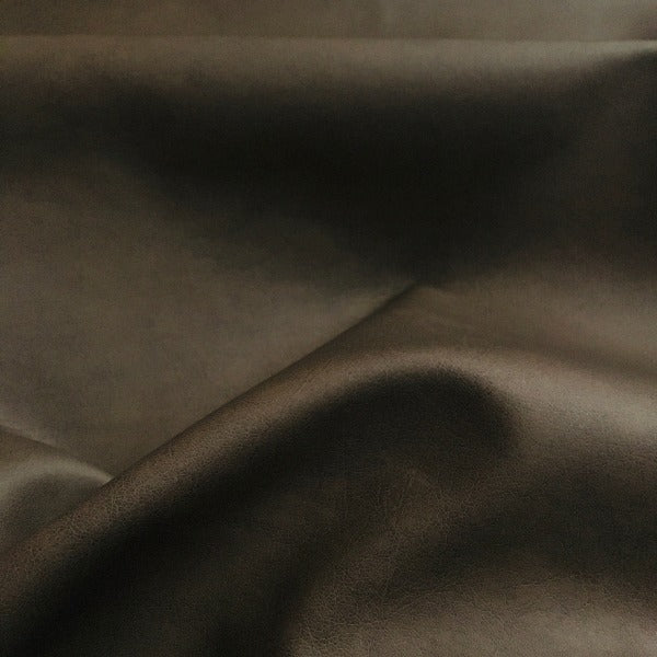Tuscany Chestnut Solid Faux Leather Brown Upholstery Vinyl
