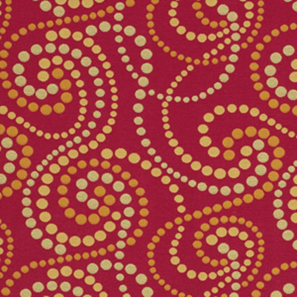 Momentum Textiles Upholstery Fabric Remnant Idiom Red Hot