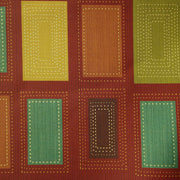 Fabric Remnant of Imprint Fez Upholstery Vinyl