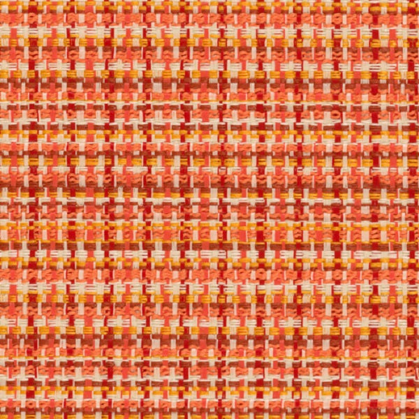 Knoll Sinclair Sunburst Orange Upholstery Fabric