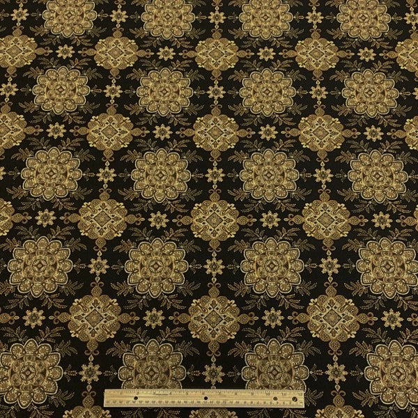 Burch Fabric Holly Black Upholstery Fabric