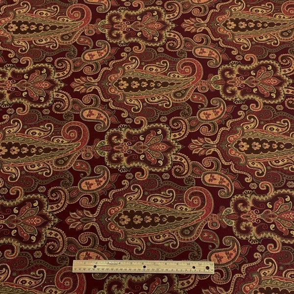 Burch Fabric Brody Burgundy Upholstery Fabric