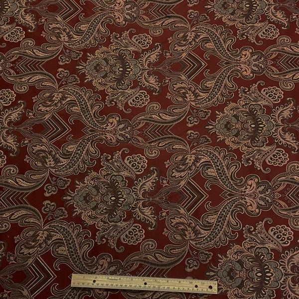Burch Fabric Hatch Scarlet Upholstery Fabric