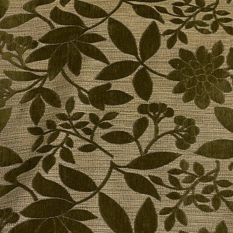 Burch Fabrics Mimi Chartreuse Raised Chenille Upholstery Fabric