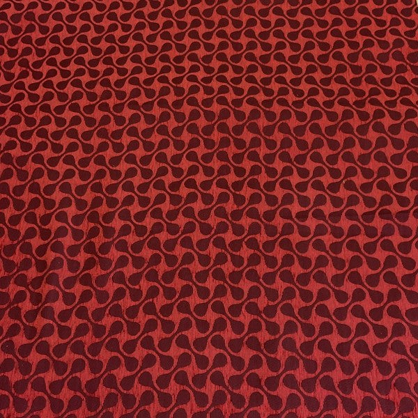 Burch Fabrics Magnus Raspberry Raised Chenille Upholstery Fabric