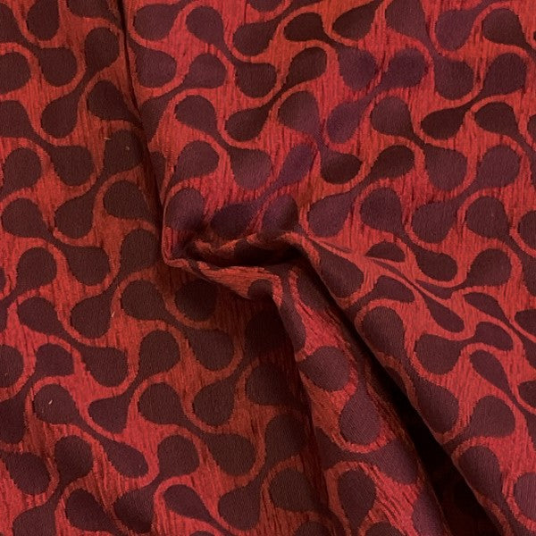 Burch Fabrics Magnus Raspberry Raised Chenille Upholstery Fabric