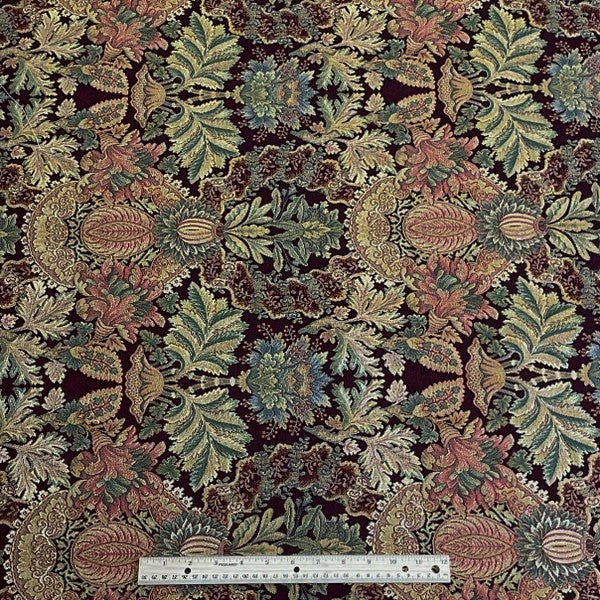 Burch Fabric Caleb Burgundy Upholstery Fabric