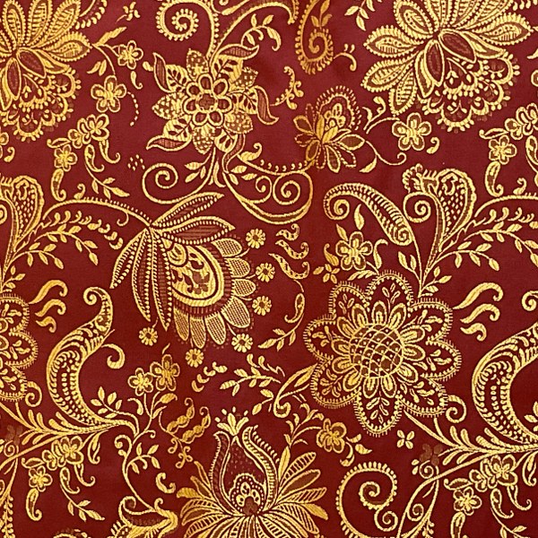 Burch Fabrics Liona Burgundy Upholstery Fabric