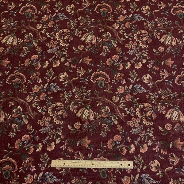 Burch Fabrics Andrea Burgundy Upholstery Fabric