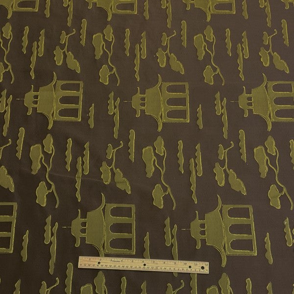 Burch Fabrics Pagoda Chocolate Upholstery Fabric