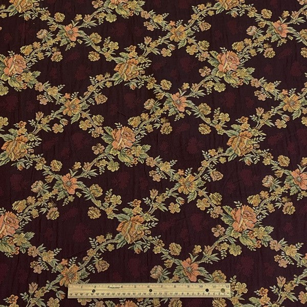 Burch Fabric Joyce Burgundy Upholstery Fabric