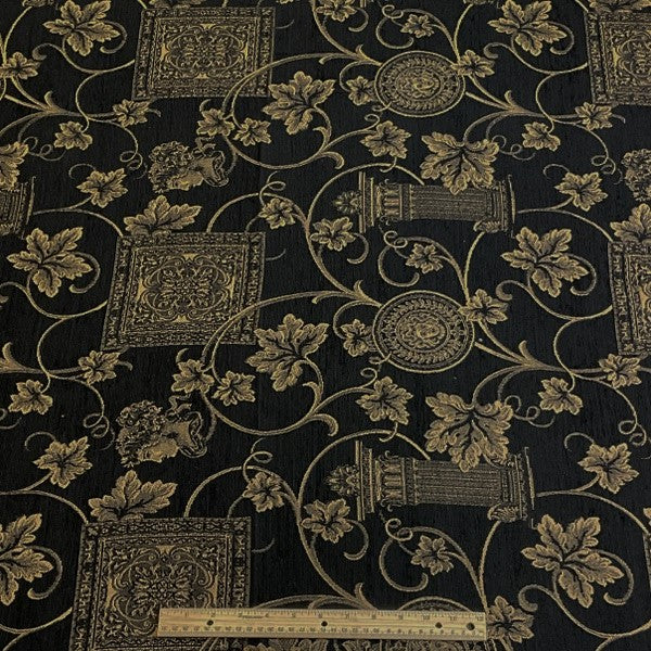 Burch Fabric Cameo Black Upholstery Fabric