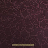 Burch Fabric Squiggle Burgundy Upholstery Fabric