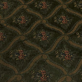 Burch Fabrics Fisher Hunter Green Floral Upholstery Fabric