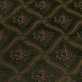 Burch Fabrics Fisher Hunter Green Floral Upholstery Fabric