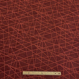 Burch Fabrics Longitude Chili Upholstery Fabric