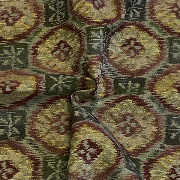 Burch Fabrics Ikat Olive Upholstery Fabric