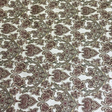 Burch Fabrics Lawler Scarlet Paisley Upholstery Fabric