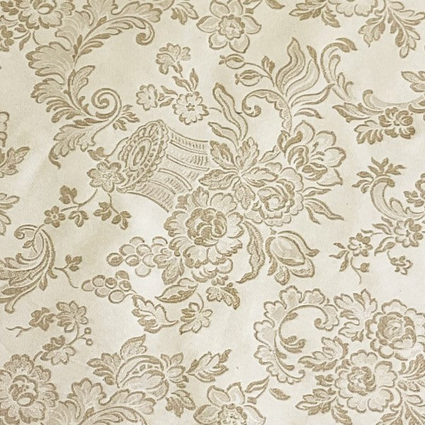 Burch Fabrics Faith Beige Floral Upholstery Fabric