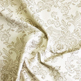 Burch Fabrics Faith Beige Floral Upholstery Fabric