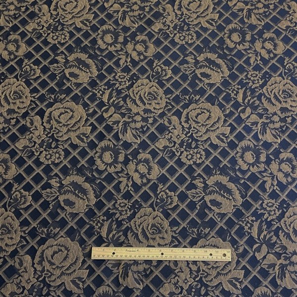 Burch Fabric Waverly Navy Upholstery Fabric