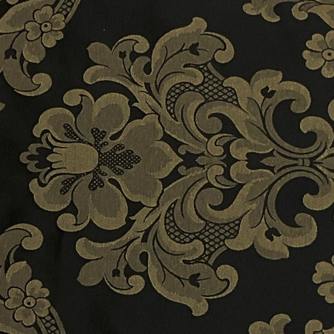 Burch Fabrics David Black Damask Upholstery Fabric
