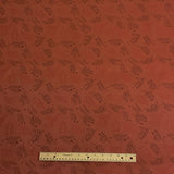 Burch Fabric Channel Persimmon Upholstery Fabric