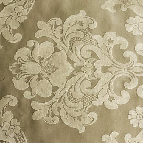 Burch Fabrics David Beige Damask Upholstery Fabric