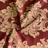 Burch Fabrics David Burgundy Damask Upholstery Fabric