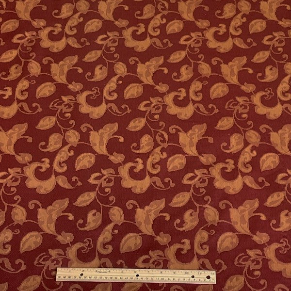 Burch Fabric Kafka Red & Gold Upholstery Fabric