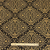 Burch Fabric Milas Black & Gold Upholstery Fabric