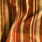 Burch Fabrics Chase Copper Chenille Stripe Upholstery Fabric