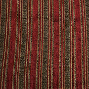 Burch Fabrics Ledger Brick Chenille Stripe Upholstery Fabric