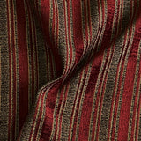 Burch Fabrics Ledger Brick Chenille Stripe Upholstery Fabric