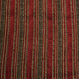 Burch Fabrics Ledger Brick Chenille Stripe Upholstery Fabric