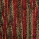 Burch Fabrics Ledger Brick Chenille Stripe Upholstery Fabric