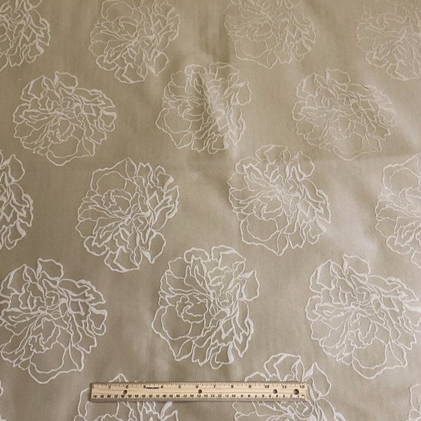 Burch Fabric Ramira Beige Upholstery Fabric