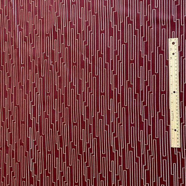 Burch Fabric Catwalk Wine Upholstery Fabric
