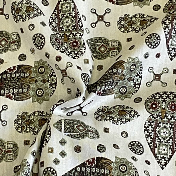 Burch Fabric Ned Ivory Upholstery Fabric