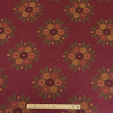 Burch Fabric Flower Garden Red Upholstery Fabric