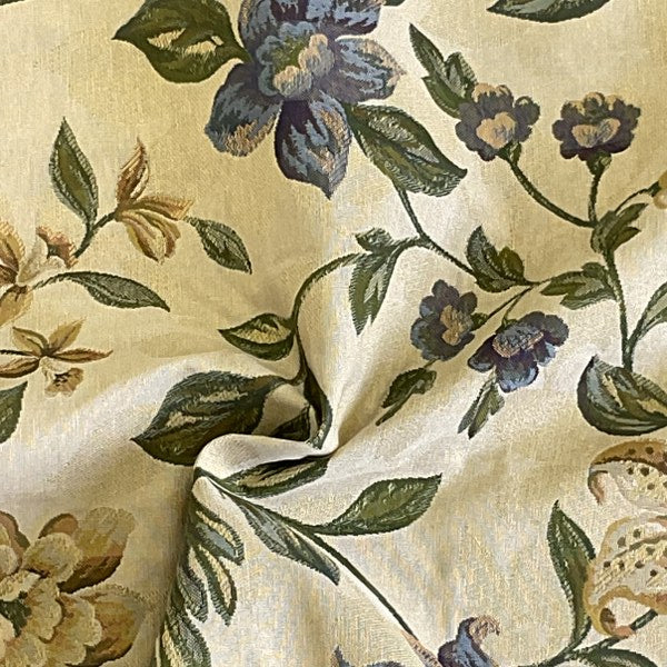 Burch Fabric Pat Blue Upholstery Fabric